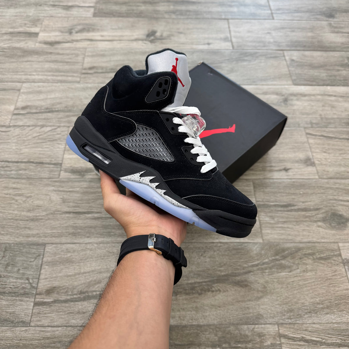 Jordan 5 Retro Black Metallic Reimagined