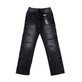 First Row Slim Straight (Black)
