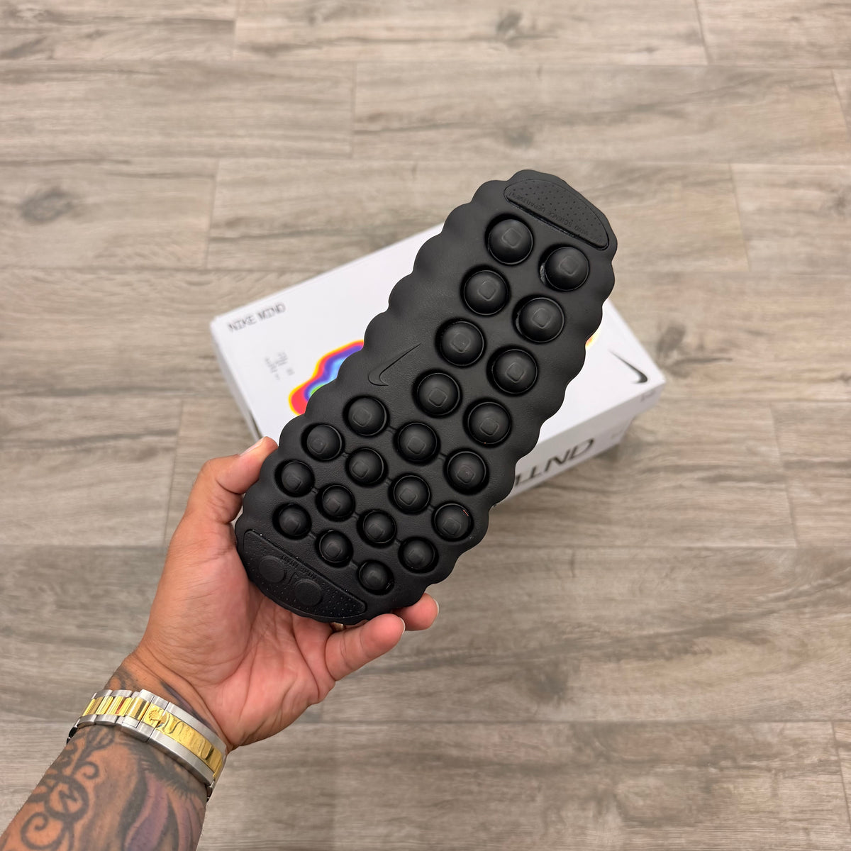 Nike Mind 001 Slide “Triple Black” UA