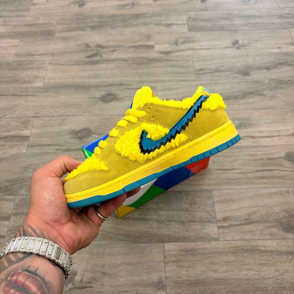 Nike SB Dunk Low Grateful Dead Bears Yellow