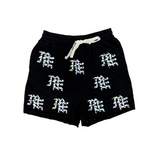 Mixed Emotion Black Short Colors Rhinestone
