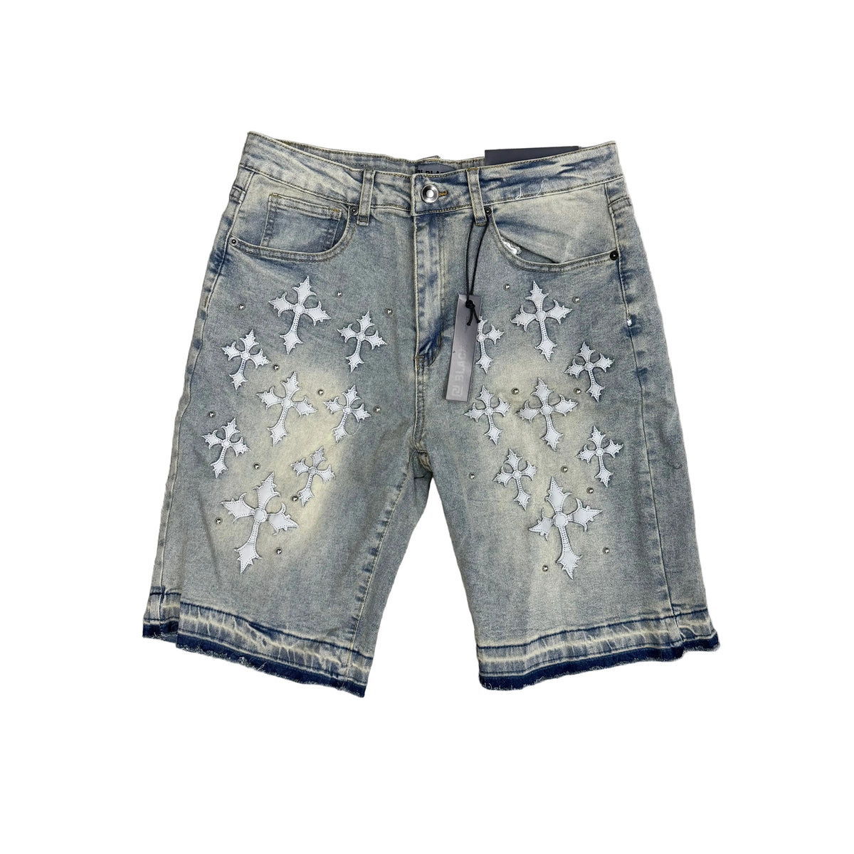 BLACK short ( cruces )
