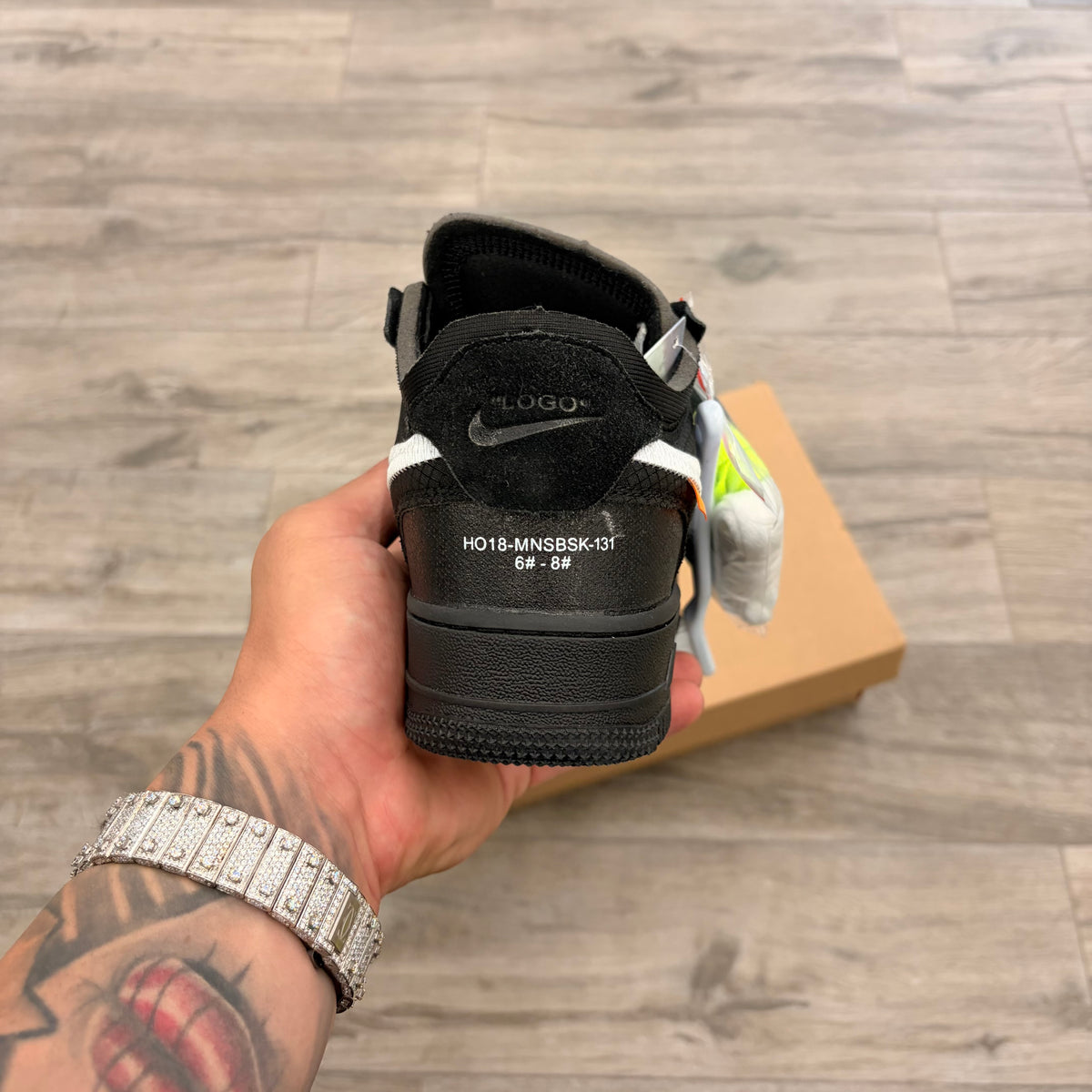 Air Force 1 Off White “Black”