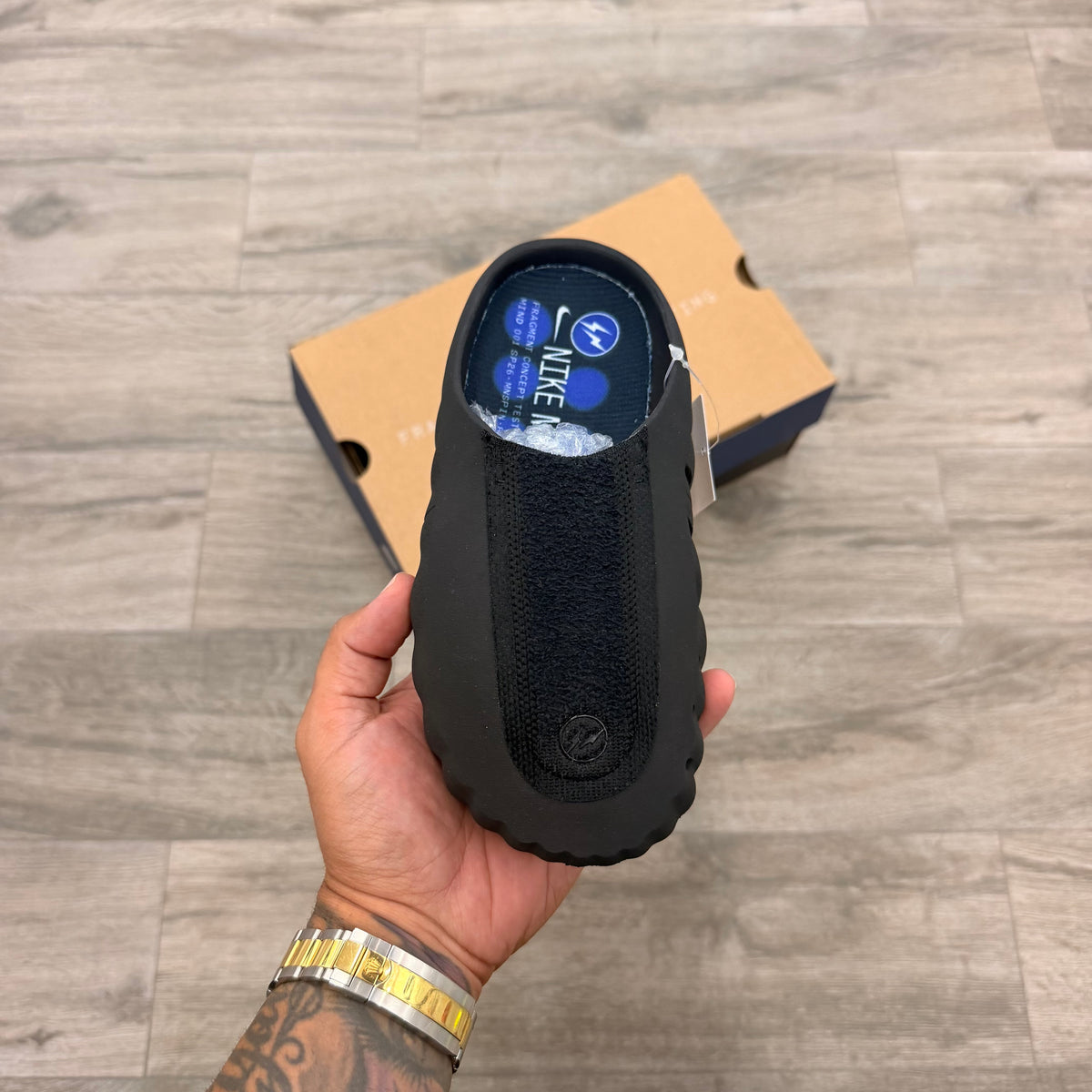 Nike Mind 001 Slide “Fragment Black” UA