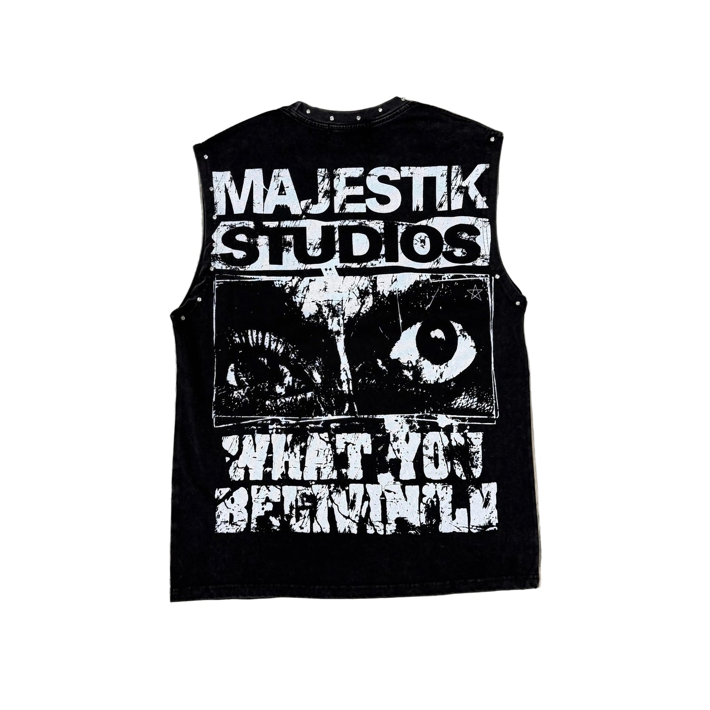 MAJESTIK Tank Top (Black/White )