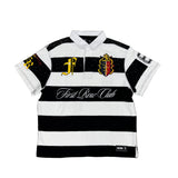 First Row ( Black / White Polo )