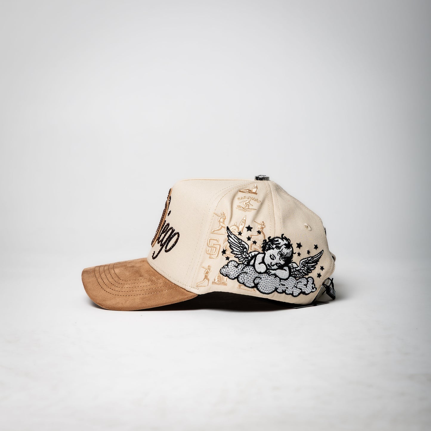 VQC Caps “ San Diego ” ( cream/brown)