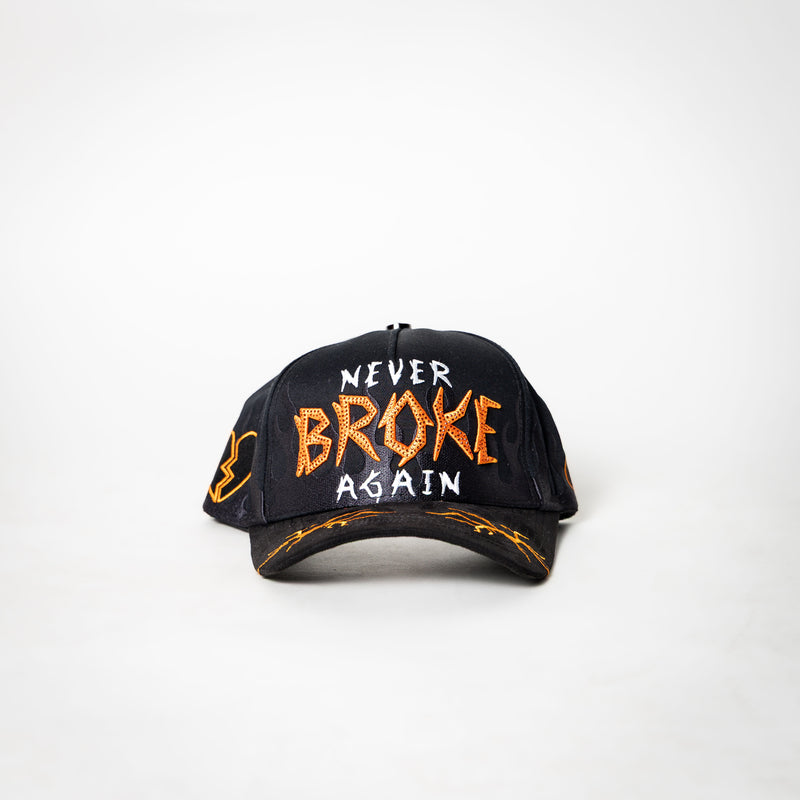 Dandy Hats “ Never Broke Again ” {black/orange}