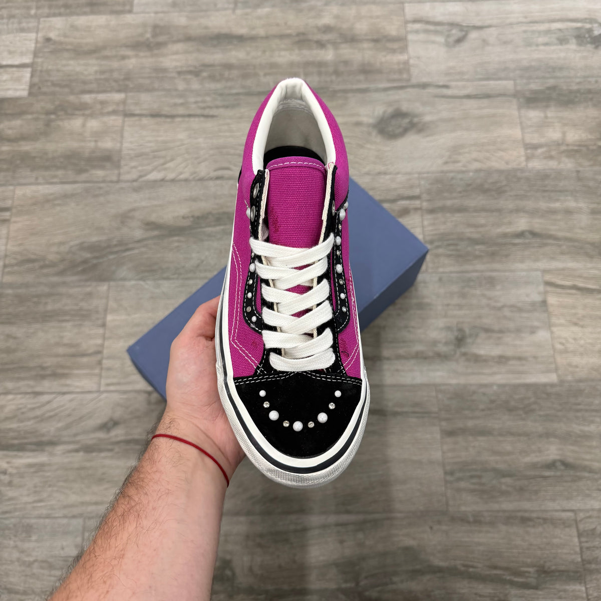 Vans LX Old Skool 36 Pearlized Pink Black
