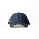 Romano “R” Trucker {navy blue}