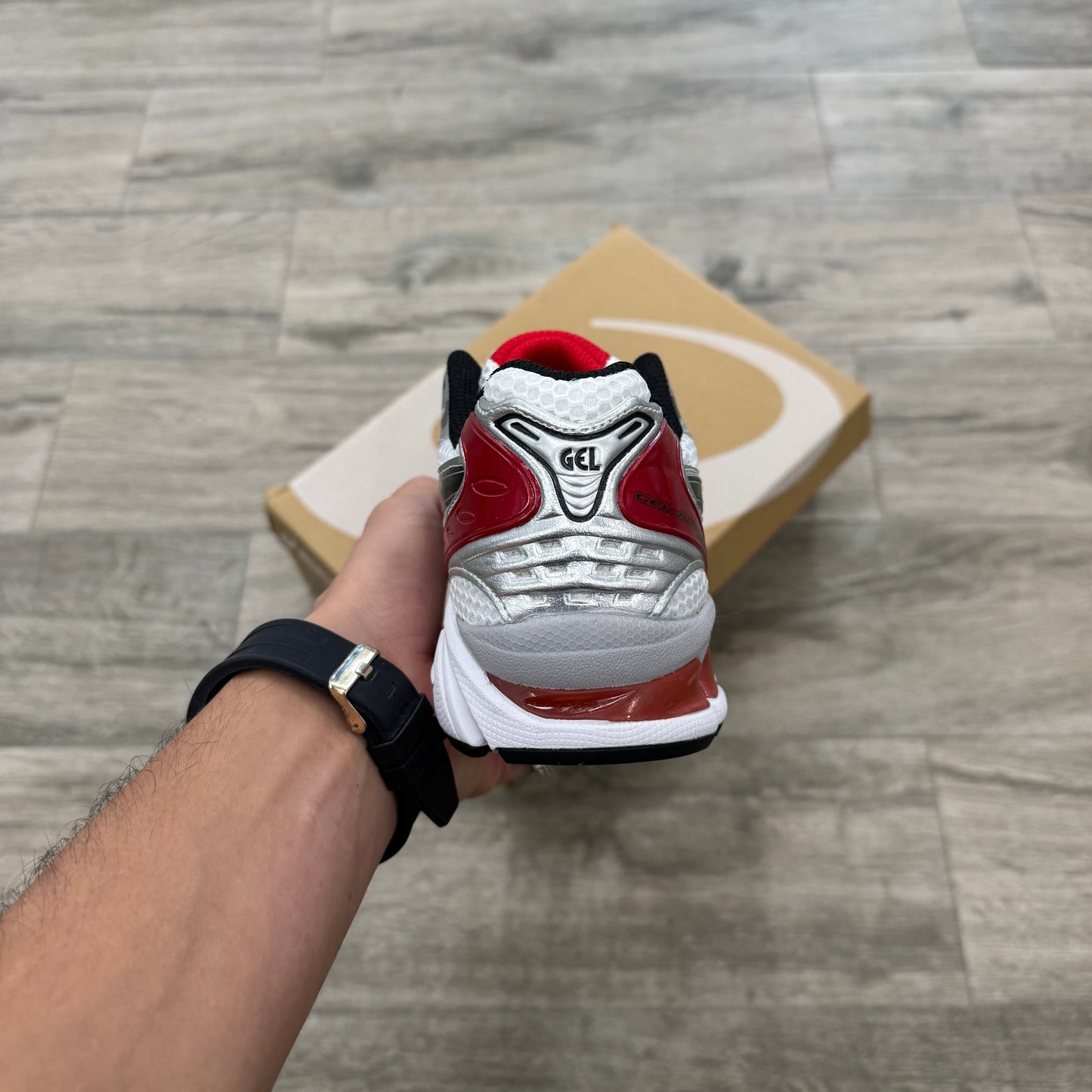 Asics Gel-Kayano 14 White Classic Red