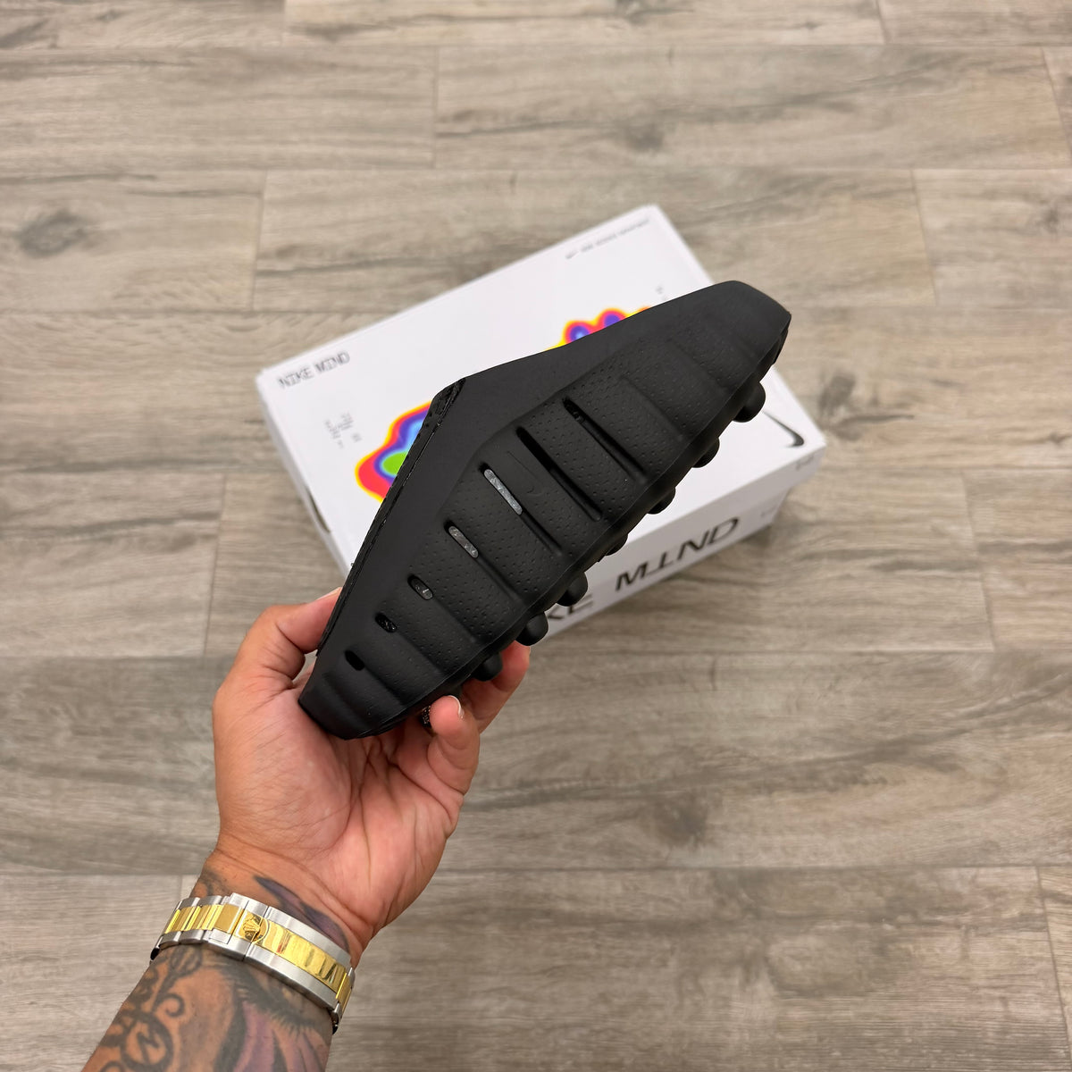 Nike Mind 001 Slide “Triple Black” UA