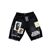 Mixed Emotion Black “Chaos” Carpenter Shorts