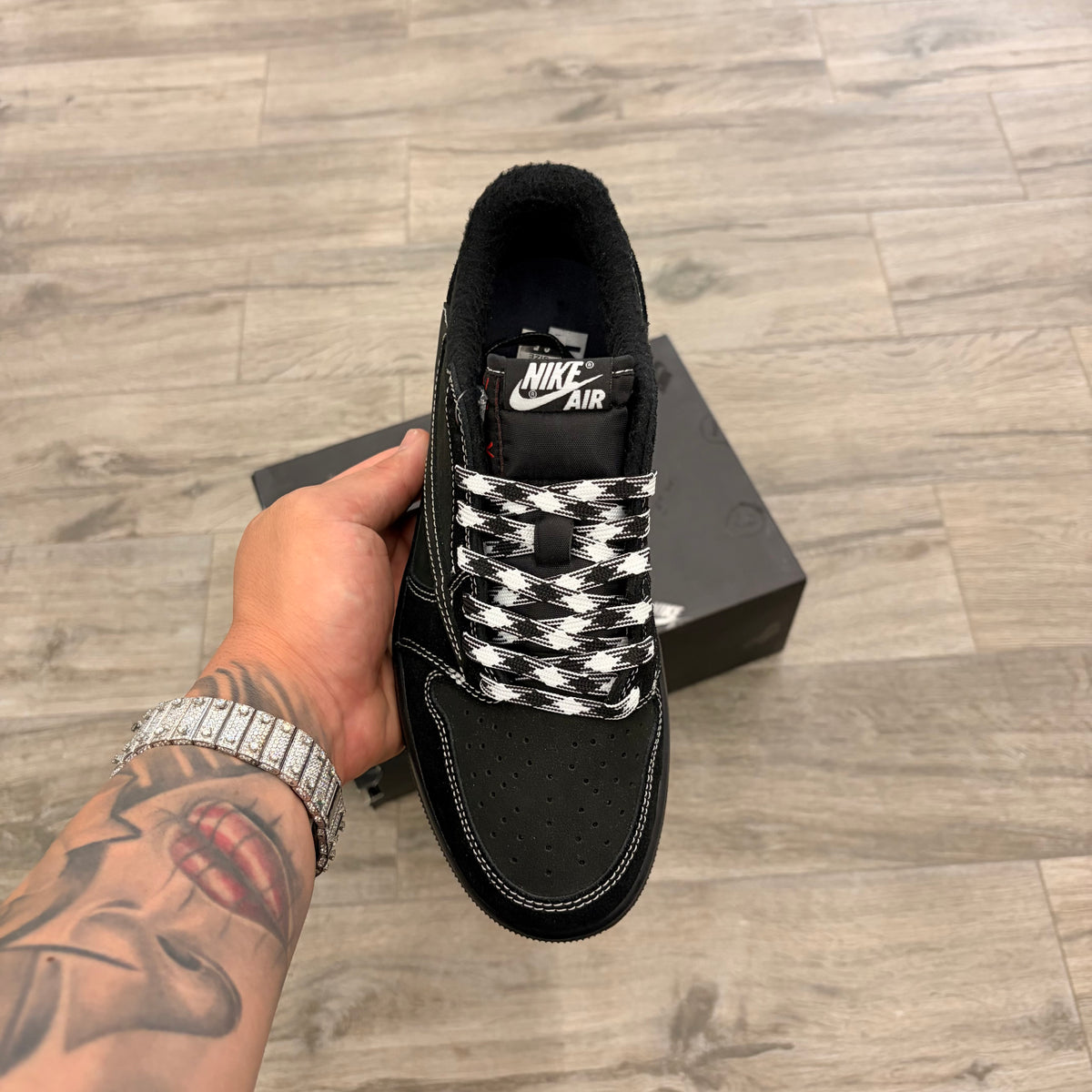 Jordan 1 Retro Low Travis Scott Black Phantom