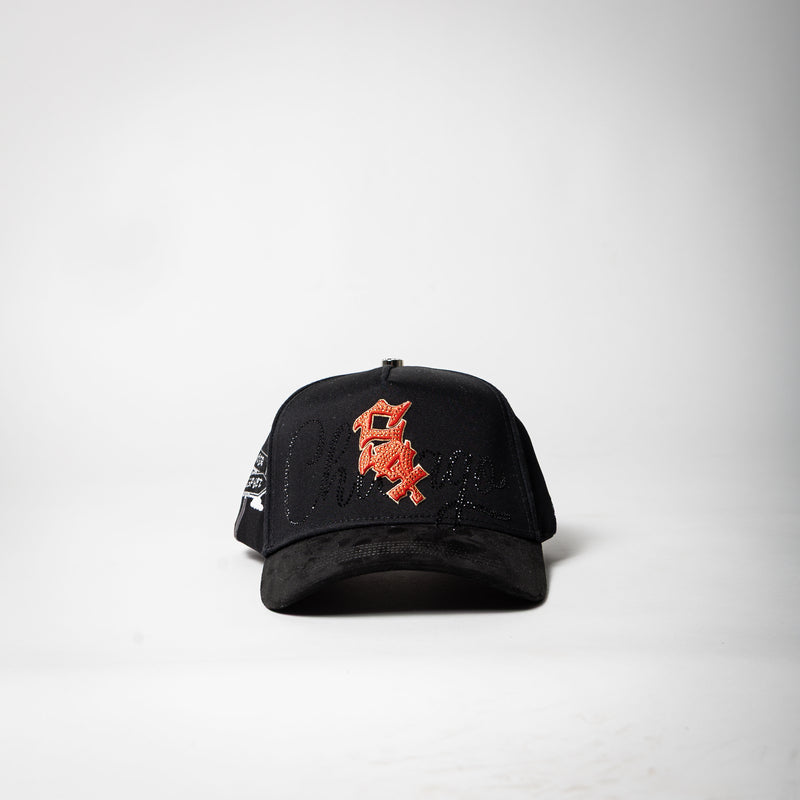 Cap Fans “ SOX” ( black/orange)