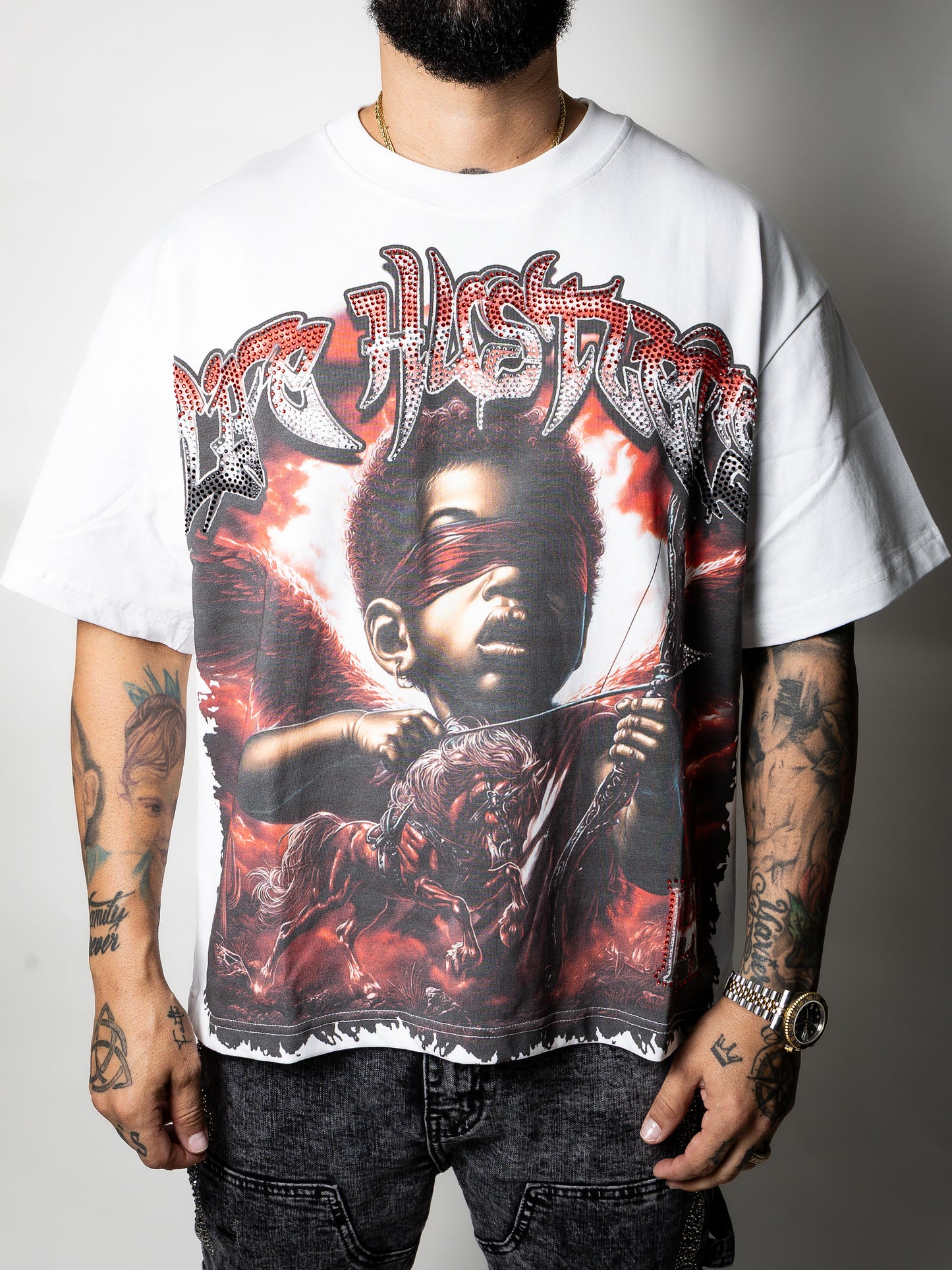 Life Hustlers “Warrior Girl” White/Red