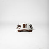 Life Hustlers SnapBack ( Cream / Brown )