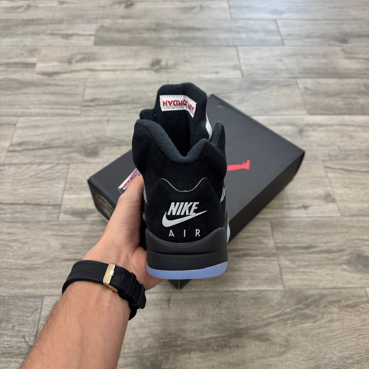 Jordan 5 Retro Black Metallic Reimagined