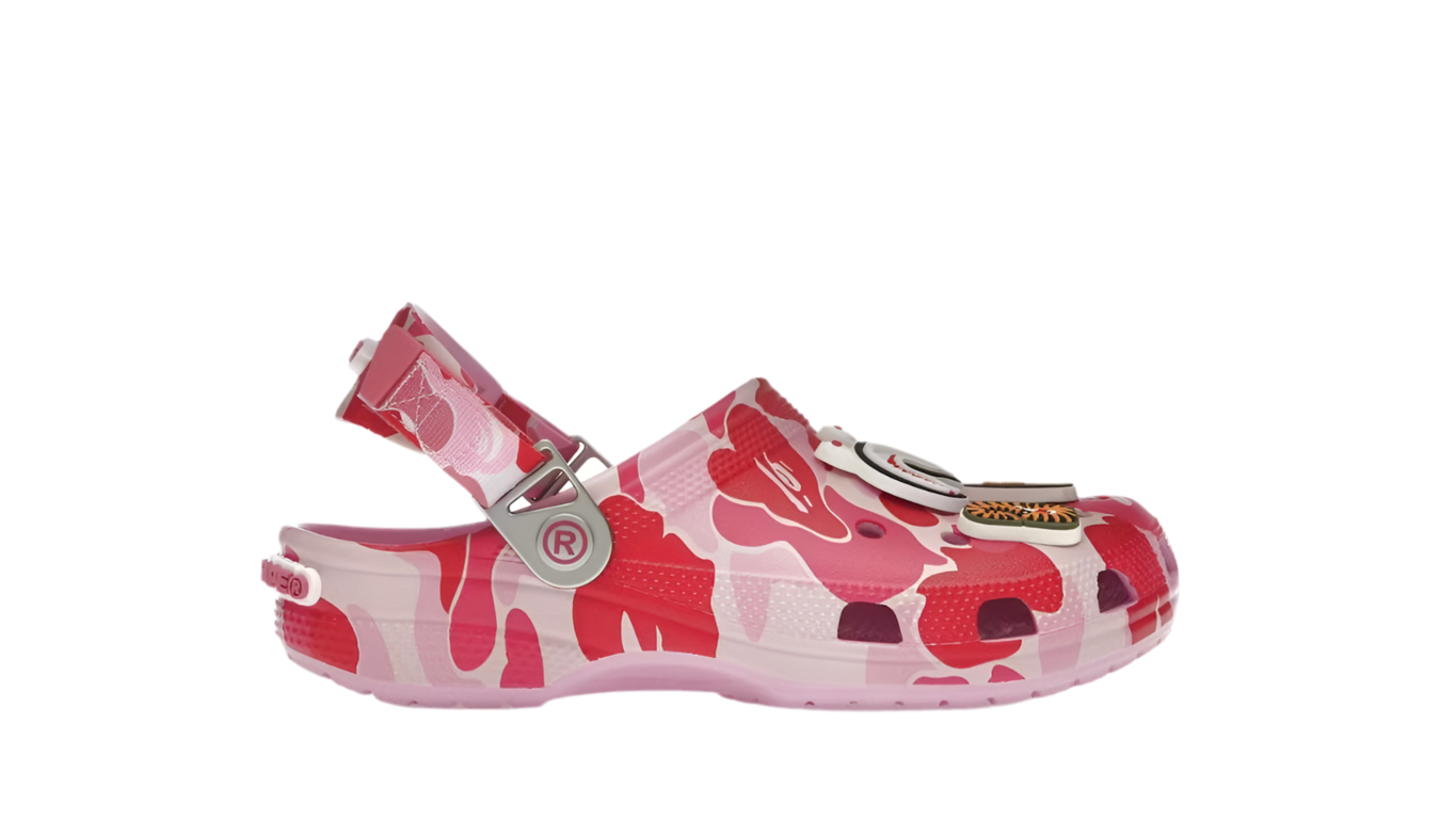 Bape Crocs Camo Pink