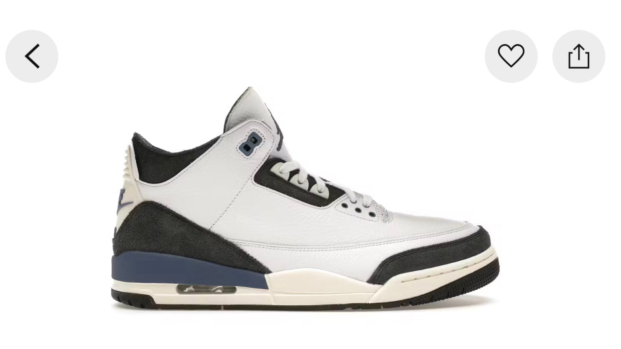 Jordan 3 Retro A Ma Maniére Diffused Blue