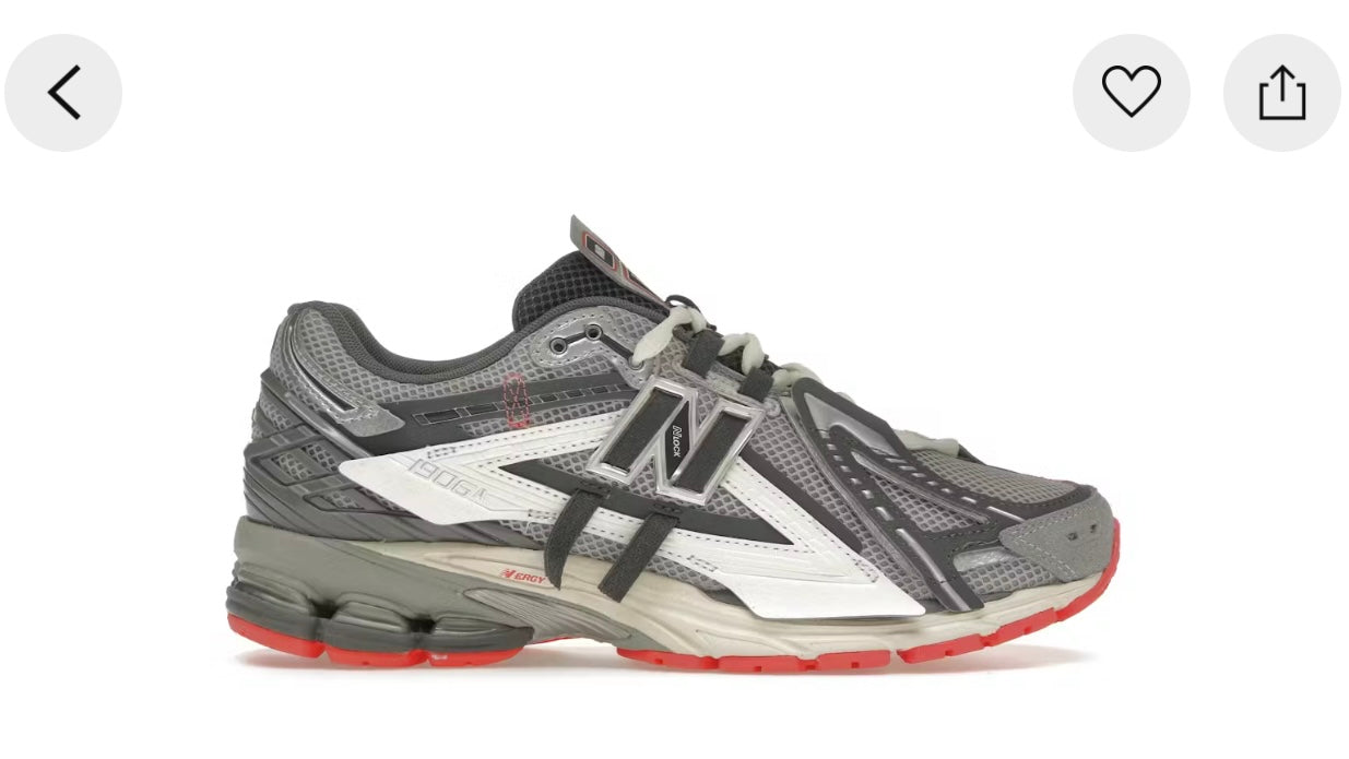 New Balance 1906A Slate Grey Drift Red