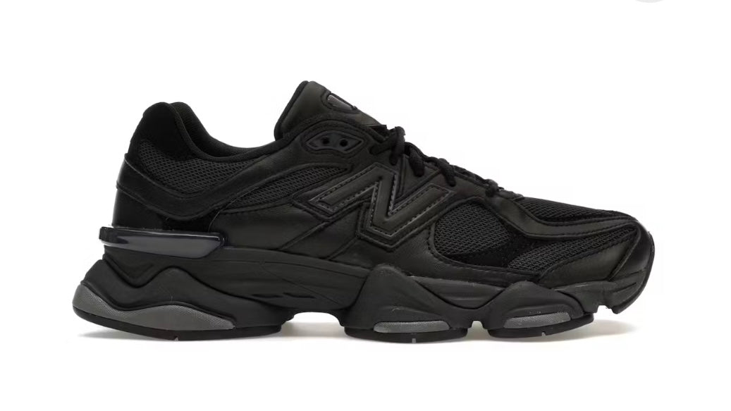 New Balance 9060 Leather Triple Black