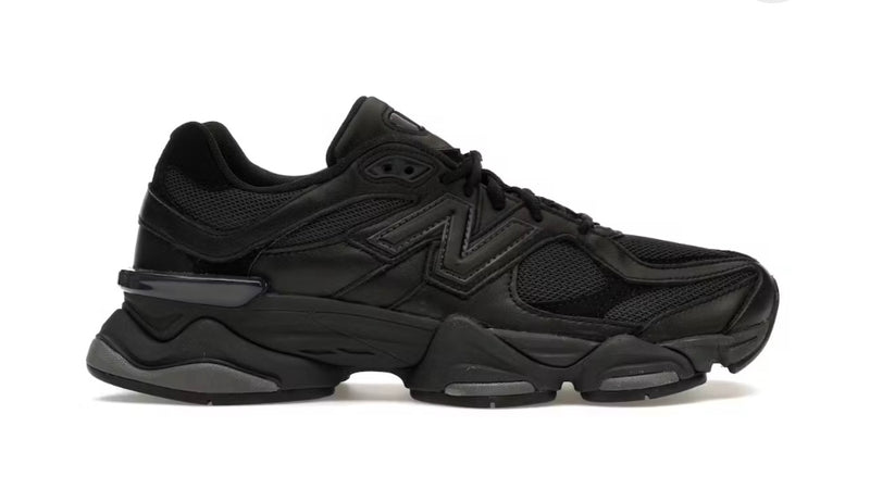 New Balance 9060 Leather Triple Black