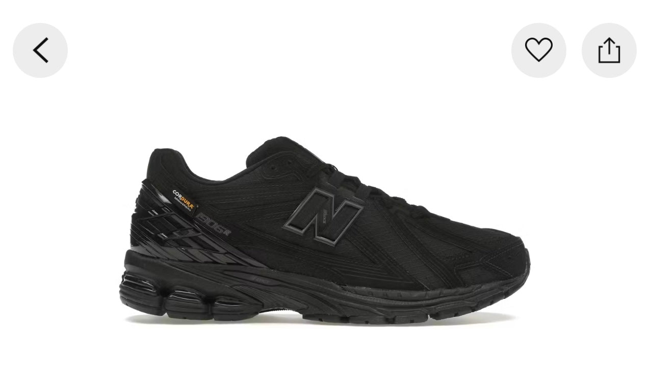 New Balance 1906R Cordura Black Magnet