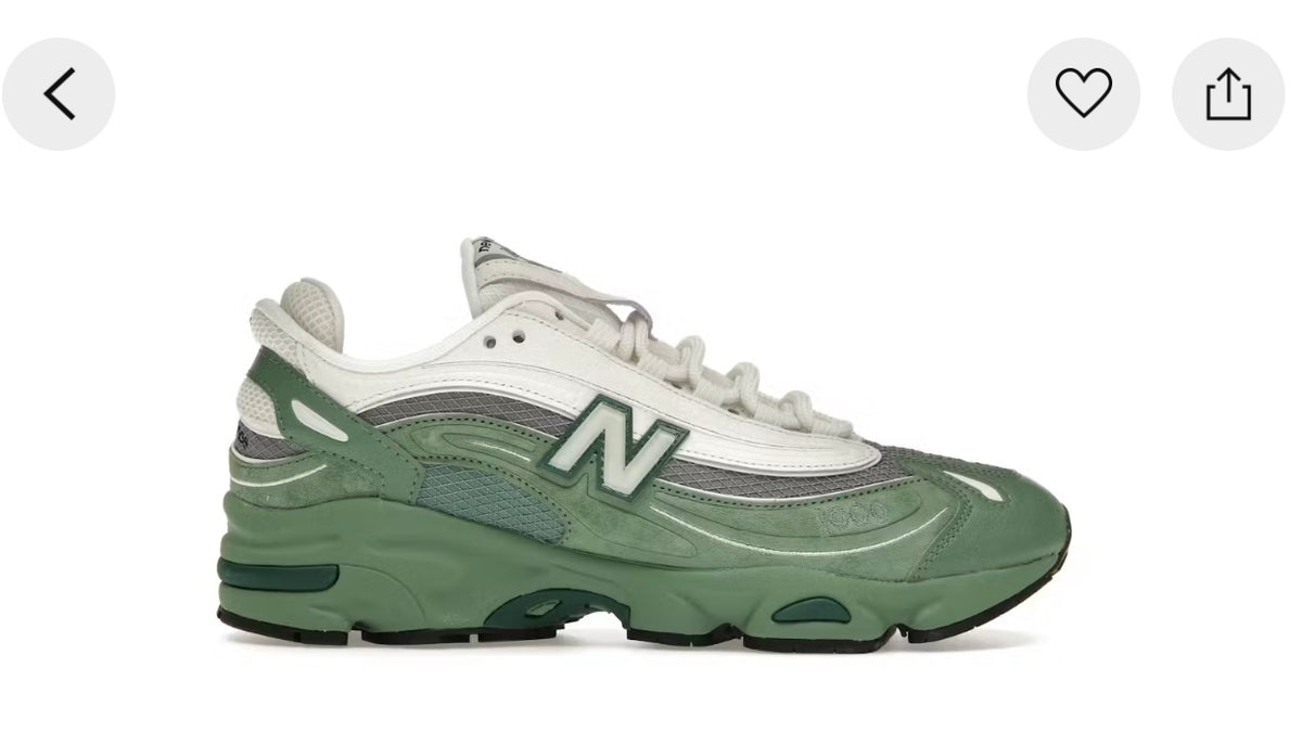 New Balance 1000 Green Grey