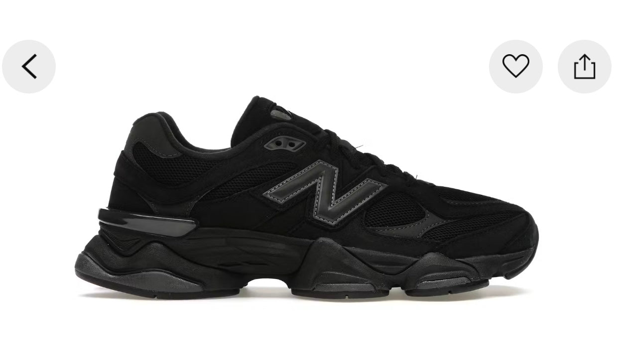 New Balance 9060 Black Cement