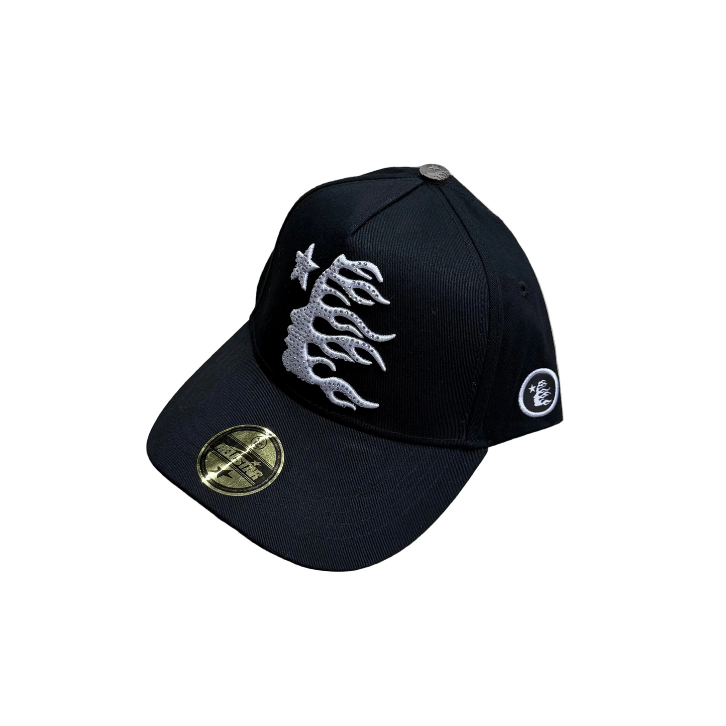 HellStar Cap Logo Rhinestone {black}