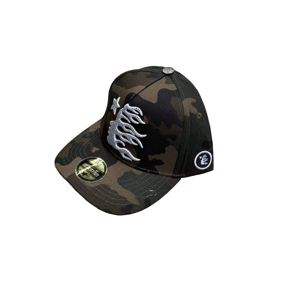 HellStar Cap Logo Rhinestone {camo}