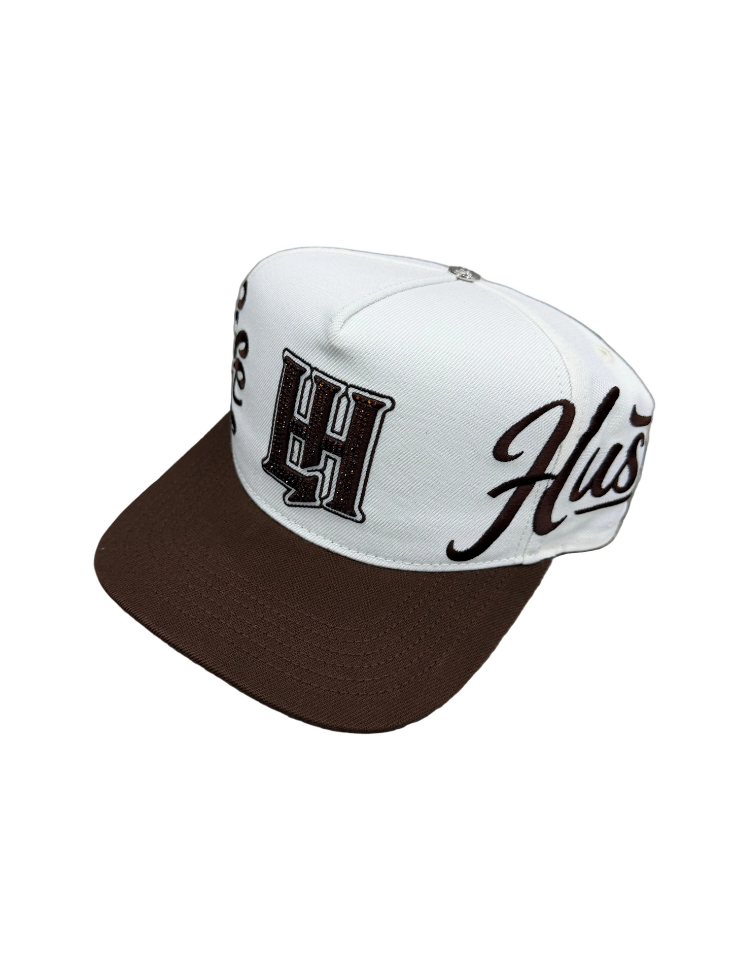 Life Hustlers SnapBack ( Cream / Brown )