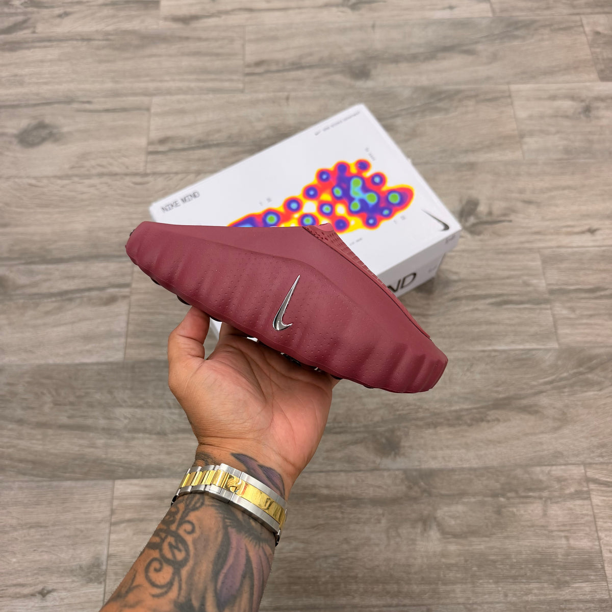 Nike Mind 001 Slide “Pink Smoke”