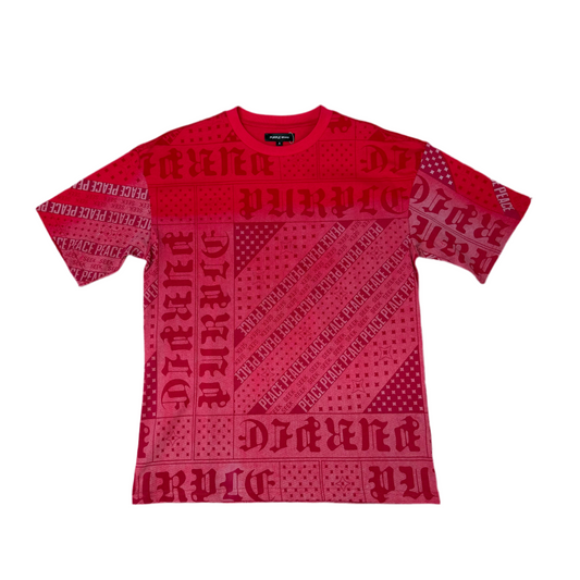 Purple Bandana Red