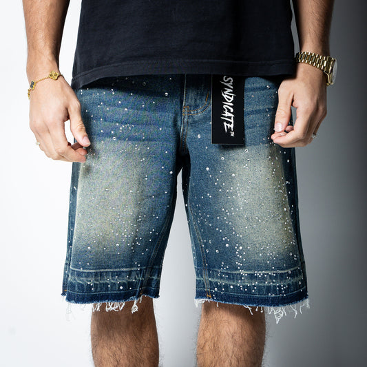 SYNDICATE short Rhinestone ( blue )