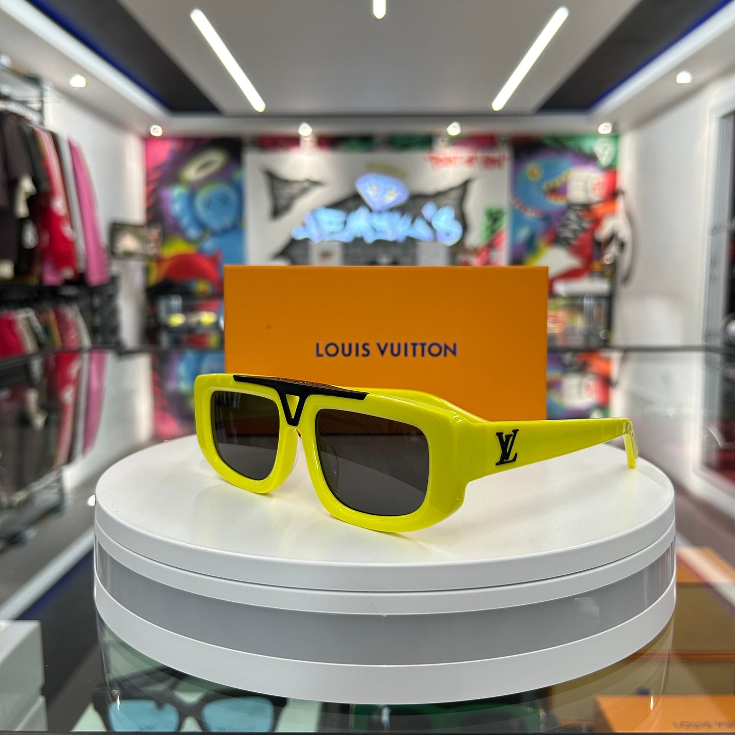 Designer Sunglasses Yellow [lv]