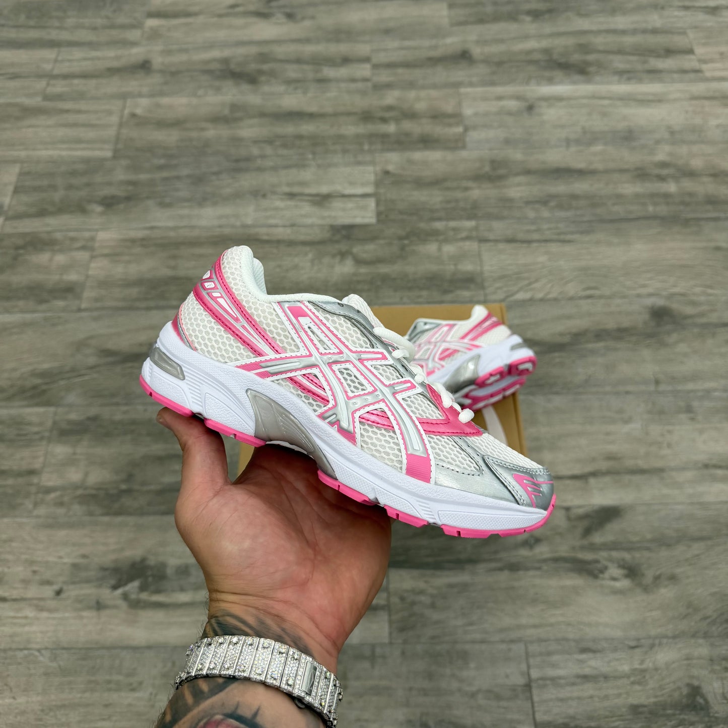 ASICS Gel-1130 White Pure Silver Pink