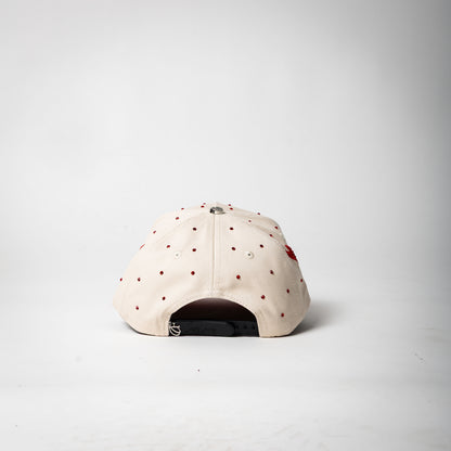 Cap Fans “ Boston ” ( cream/red)