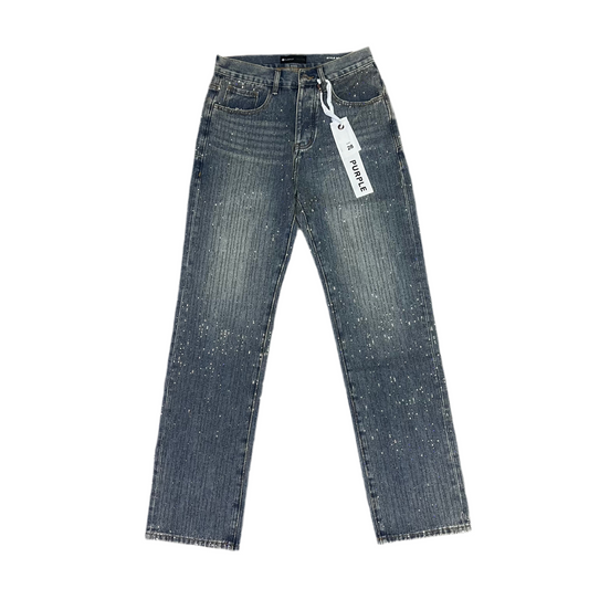 Purple Rhinestones Jean 033
