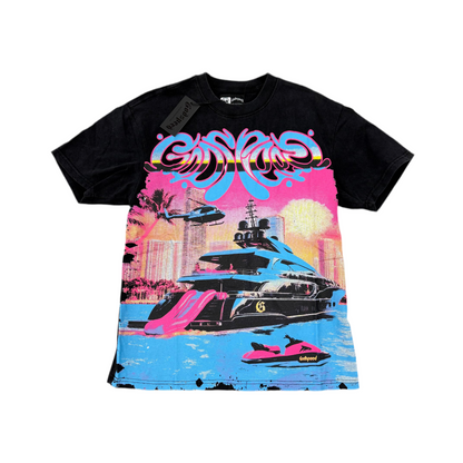 GODSPEED [miami vice] Black Tee