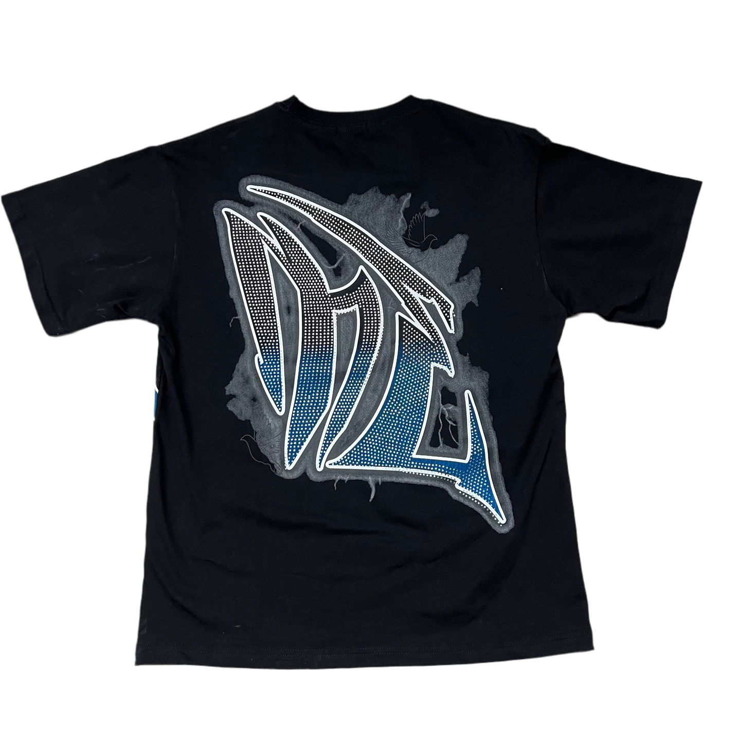Mixed Emotion Black Dove Rhinestone