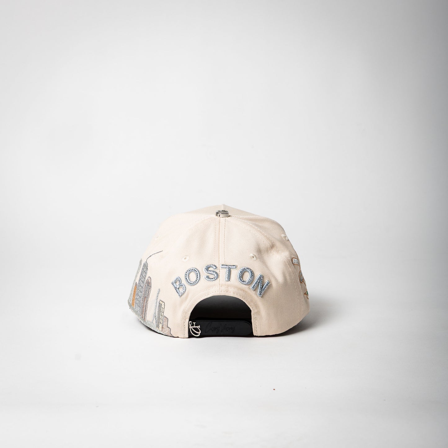 Cap Fans “ Boston ” ( cream/light blue)