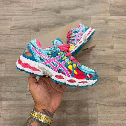 ASICS Gel-Nimbus 16 “Iridescent Pink / Capri Blue / Multicolor”