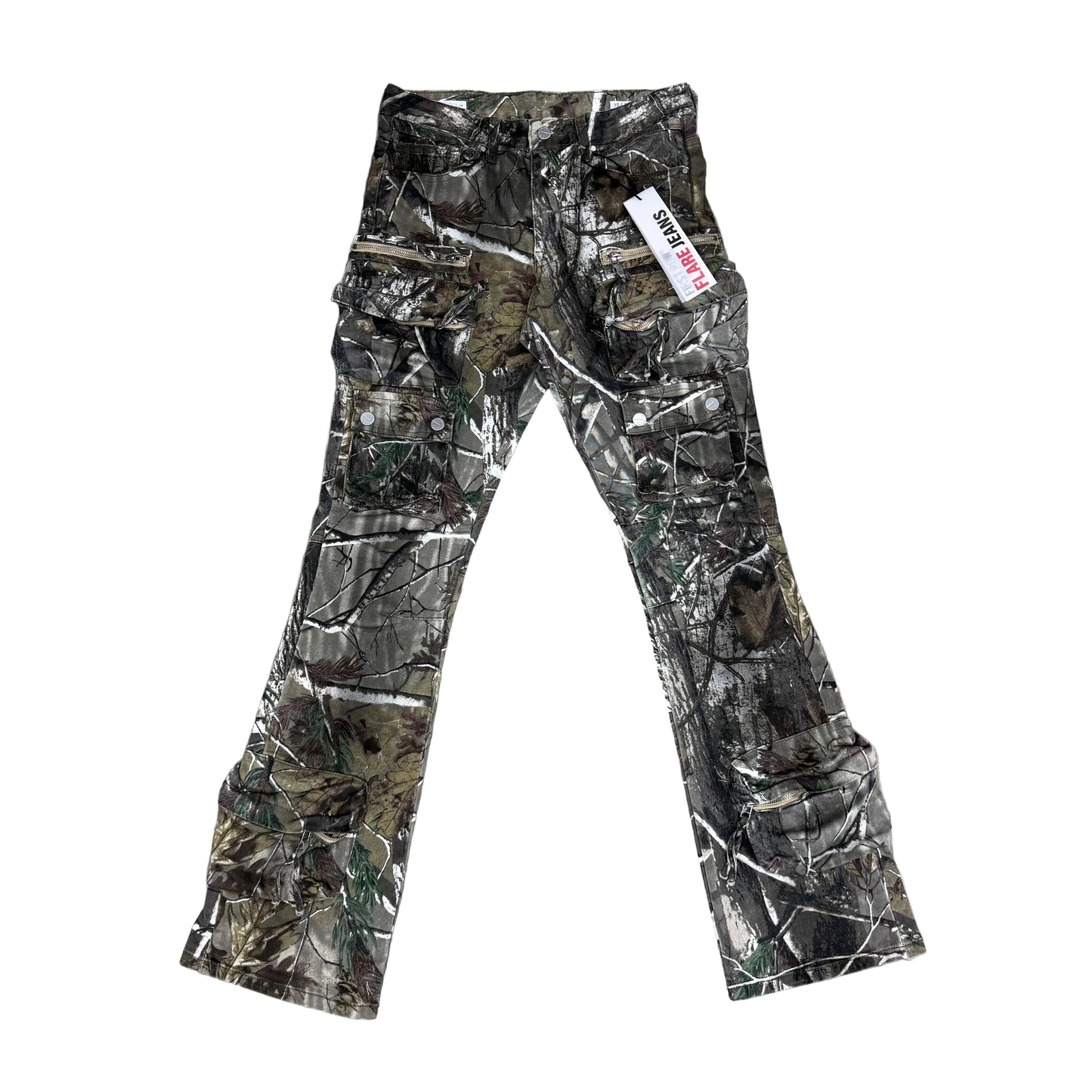First Row Flares Jean [Hunting Camo]
