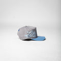Life Hustlers SnapBack ( Grey / Light Blue )
