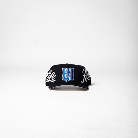 Life Hustlers SnapBack ( Black / Blue )