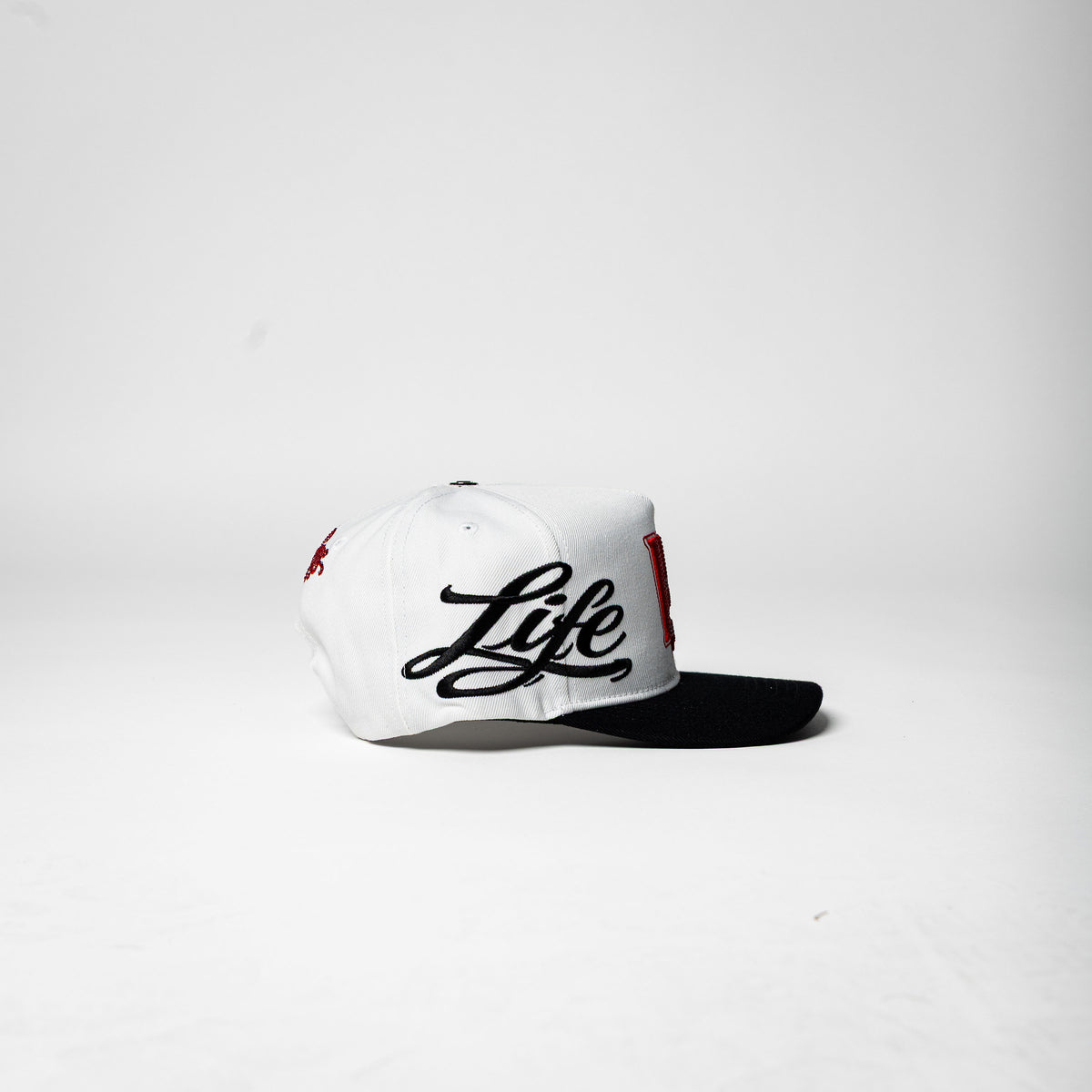 Life Hustlers SnapBack ( White / Black )