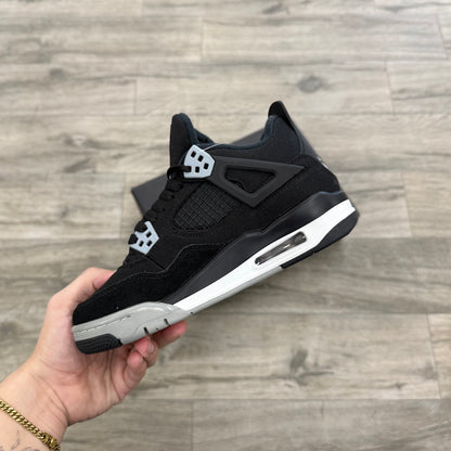 Jordan 4 Retro Black Canvas