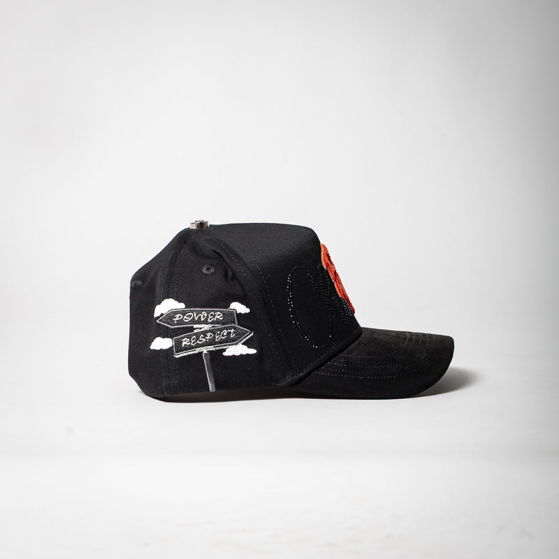 Cap Fans “ SOX” ( black/orange)